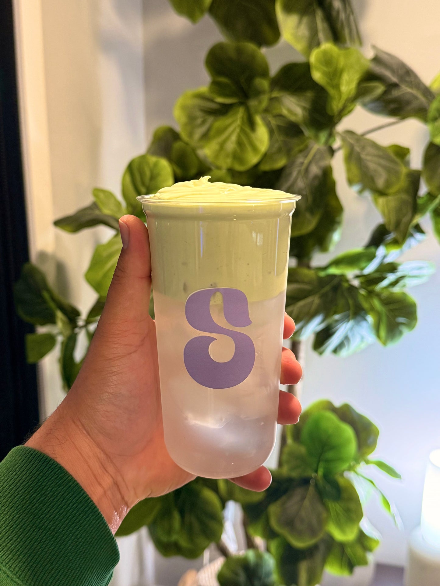 Coconut matcha cloud